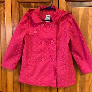 Old Navy Spring Hooded Rain Jacket 4T